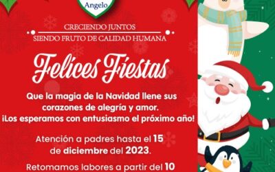 Felices fiestas y horario de atención