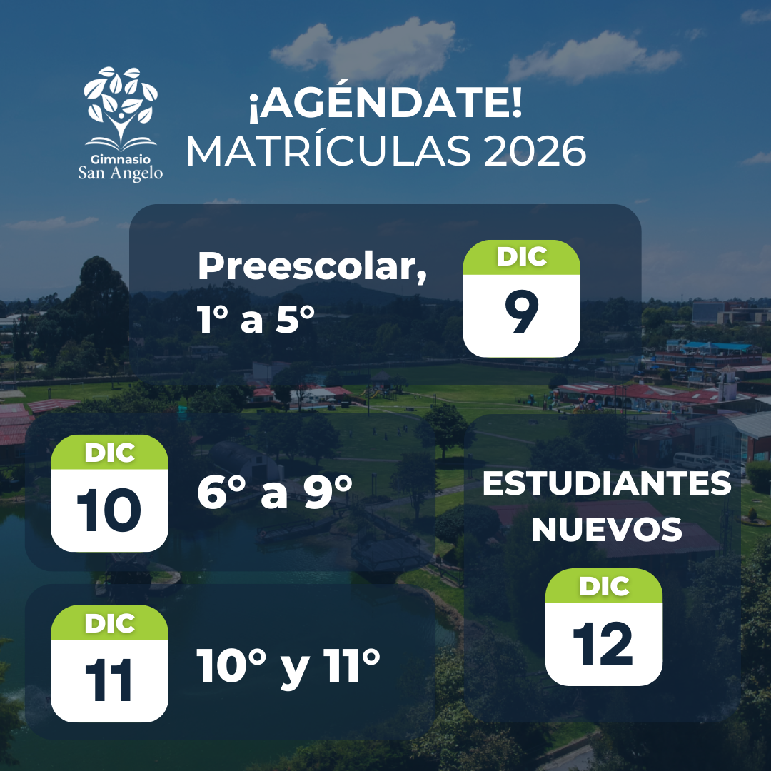 Matrículas 2026 Gimnasio San Angelo Matrículas 2026